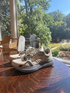 Women's Neutral-White Cushioned Sneakers with Lace Lock